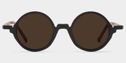 Otto Black Round Sunglasses0