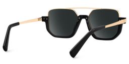 Oromiya Black Gold Aviator Sunglasses3