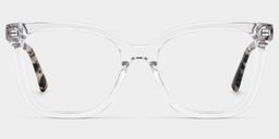 Sage Clear Rectangle Glasses3