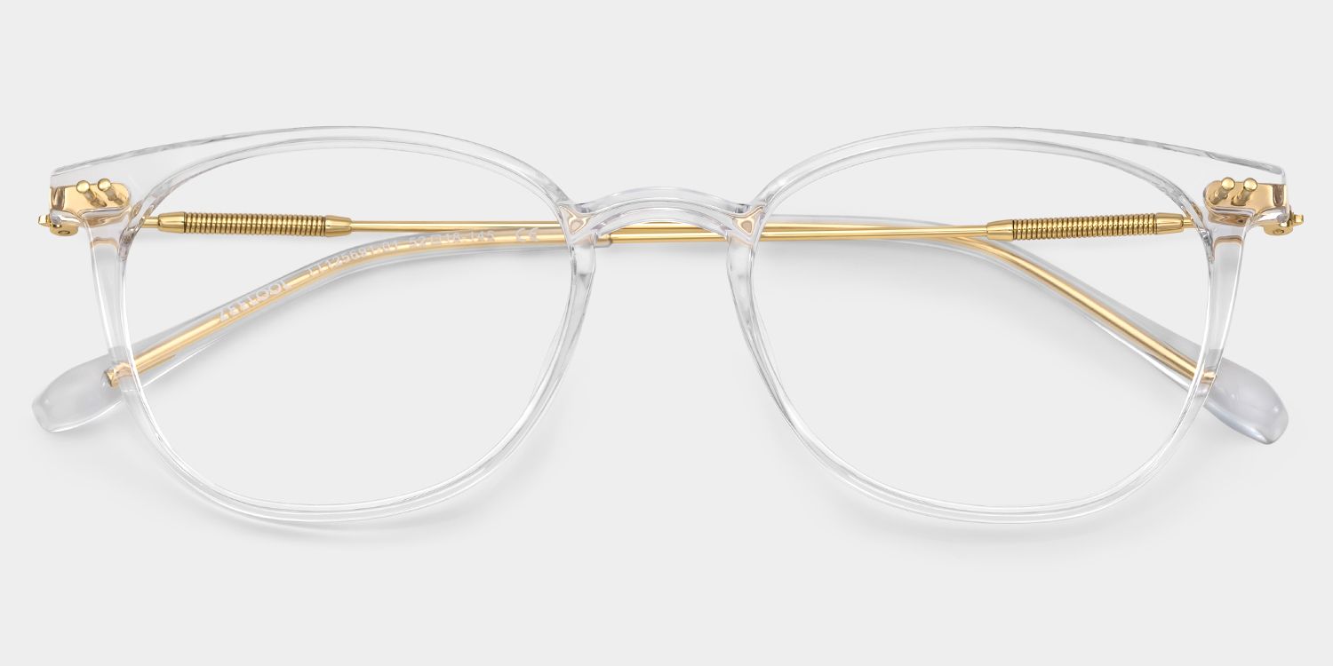 Vilanova Round Clear Glasses | Zeelool Glasses1