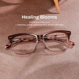 Layla Brown Square Glasses0