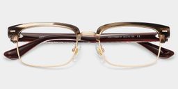 Eden Brown Browline Glasses1