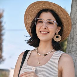 Caroline Clear Square Glasses6