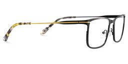 Roxana Black Rectangle Glasses4