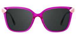 Nolan Neon Pink Square Sunglasses1