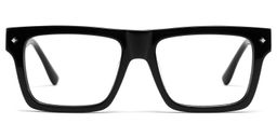 Trent Black Rectangle Glasses1
