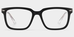 George Black Rectangle Glasses1