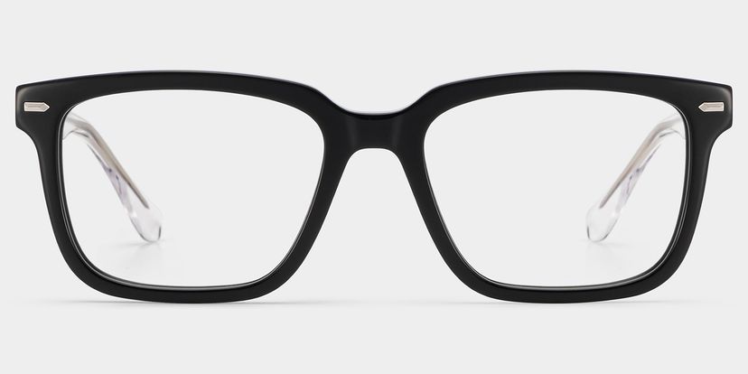 George Black Rectangle Glasses