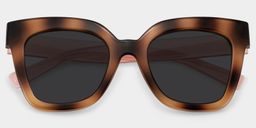 Malcolm Burnt-Umber Square Sunglasses2