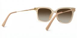 Jacqui Beige Rectangle Sunglasses3