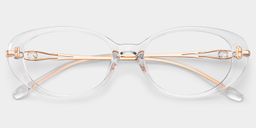 Blaire Clear Oval Glasses2