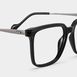 Zeyna Black Square Glasses5