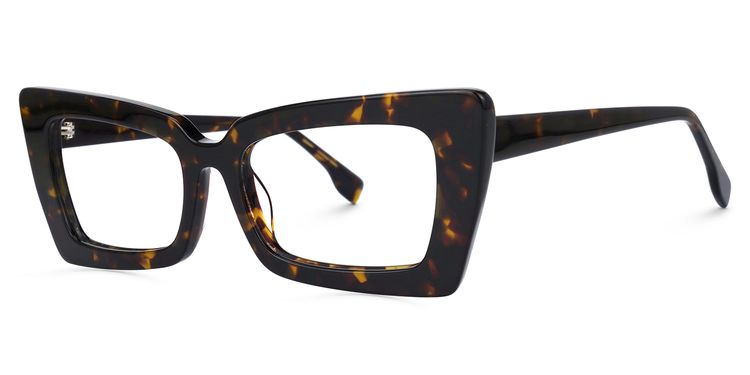 Newell Tortoise Rectangle Glasses