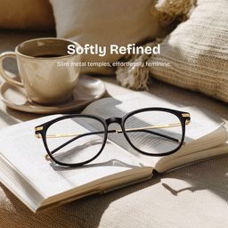 Greene Black Square Glasses0