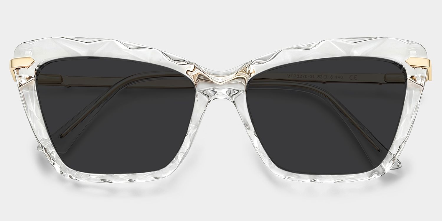 Juliet Tr90 Clear Rectangle Frame Sunglasses | ZEELOOL1