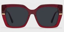 Mavis Red Square Sunglasses0