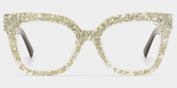 Renata Silver Square Glasses1
