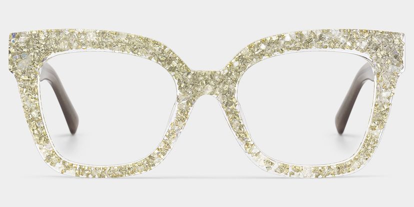 Renata Silver Square Glasses