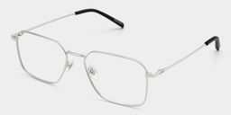 Leah Silver Rectangle Glasses3