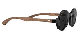 Charlie Black Round Sunglasses3