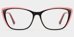 Fidelia Black Cat eye Glasses1