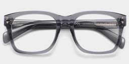 Fussell Gray Square Glasses1