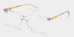 Reese Clear Square Glasses2