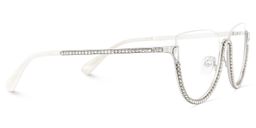 Sparkle Silver Cat eye Glasses5