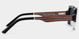 Jack Black-Clear Rectangle Sunglasses3