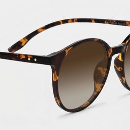 Blanco Tortoise Round Sunglasses4