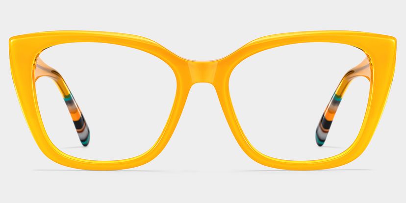 Julius Yellow Butterfly Glasses