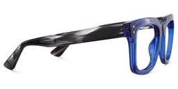 Liizbeett Blue Square Glasses5
