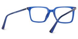 Goveo Blue Rectangle Glasses5
