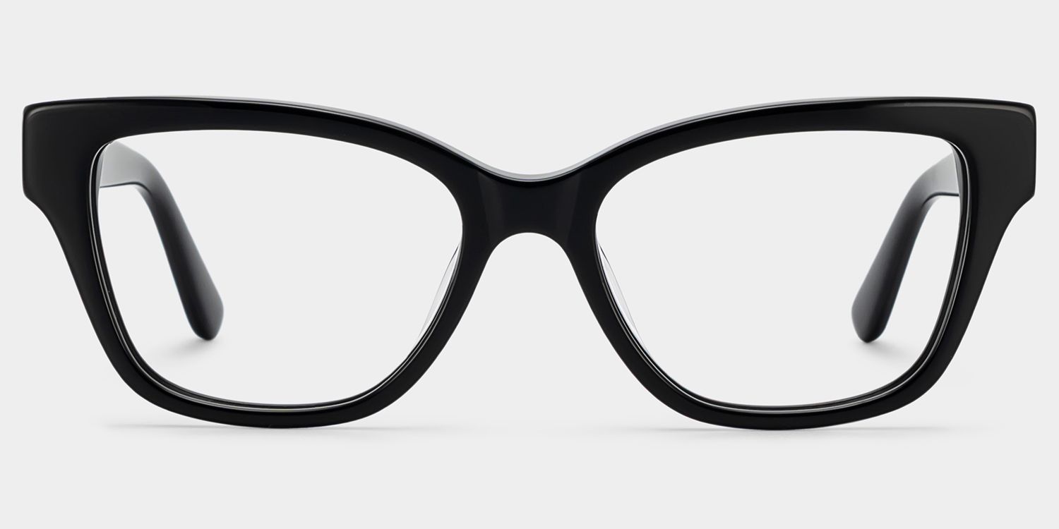 Miranda Black Frame Cat Eye Glasses for Women | ZEELOOL1