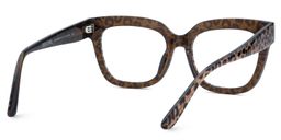 Yaniska Leopard Square Glasses3