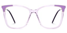 Roshavia Purple Square Glasses1