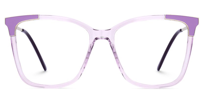 Roshavia Purple Square Glasses