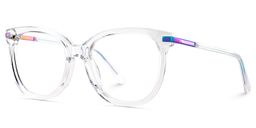 Mailyn Clear Round Glasses3