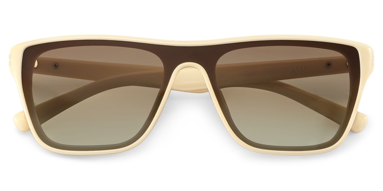 Paloma Aviator Style Yellow Frame Sunglasses | ZEELOOL1