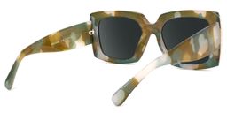 Yael Olive Square Sunglasses4