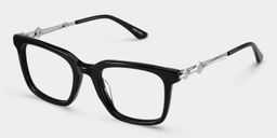 Reese Black Square Glasses4