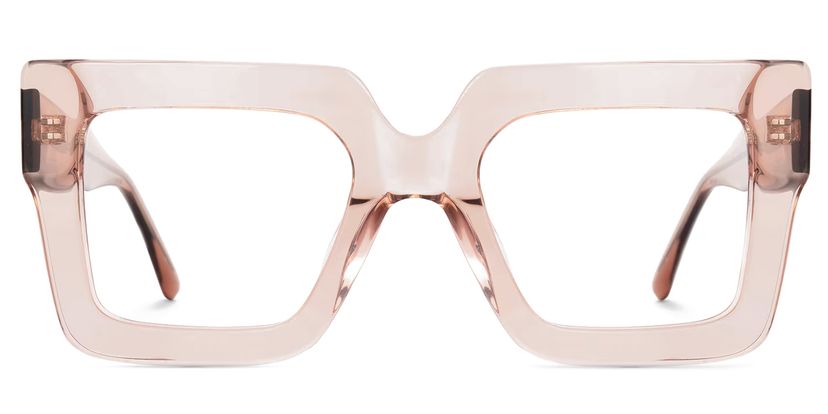 Brandon Beige Square Glasses