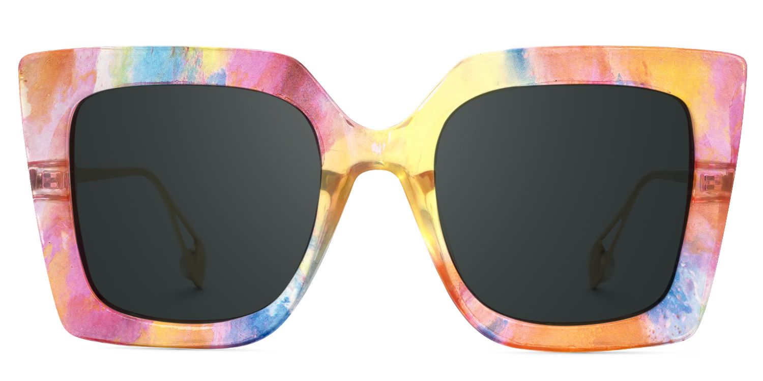 Qatar Square Multicolor Frame Sunglasses Online Sale | ZEELOOL2