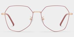 Bivins Pink Geometric Glasses2