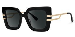 Poutine Black Square Sunglasses1