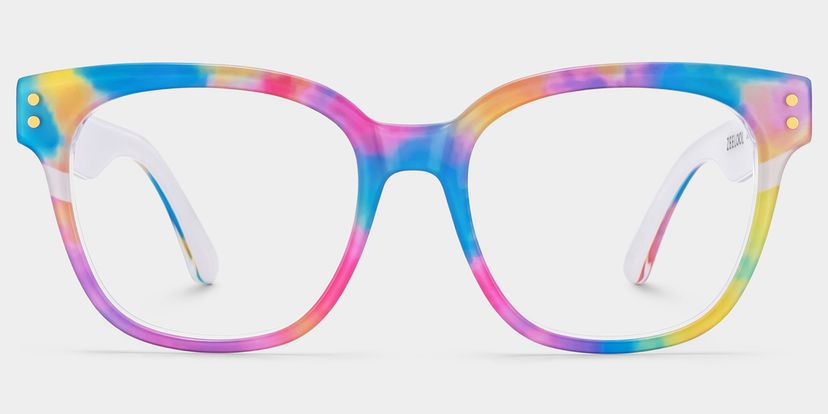 Dante Colorful Square Glasses