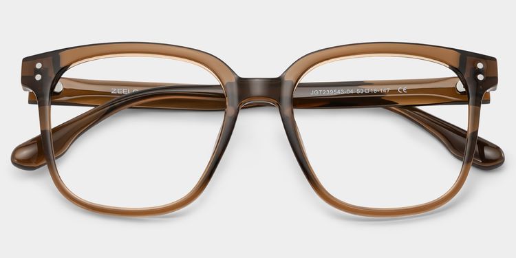 Oglesby Brown Square Glasses