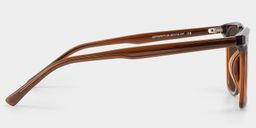 Eliza Dark Brown Square Sunglasses3