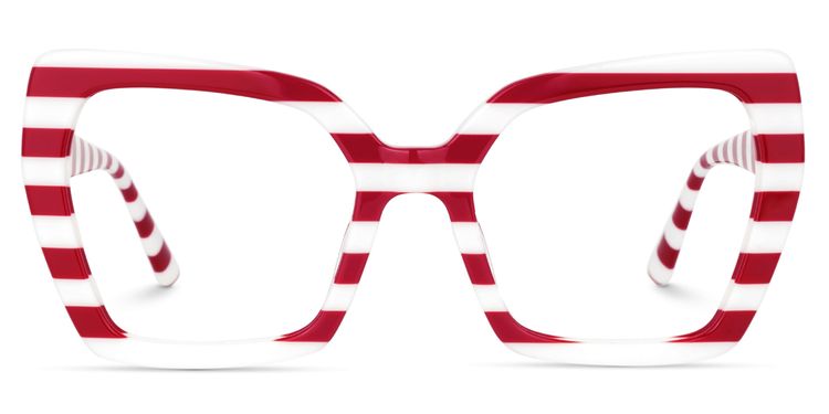 Pavia Red Butterfly Glasses