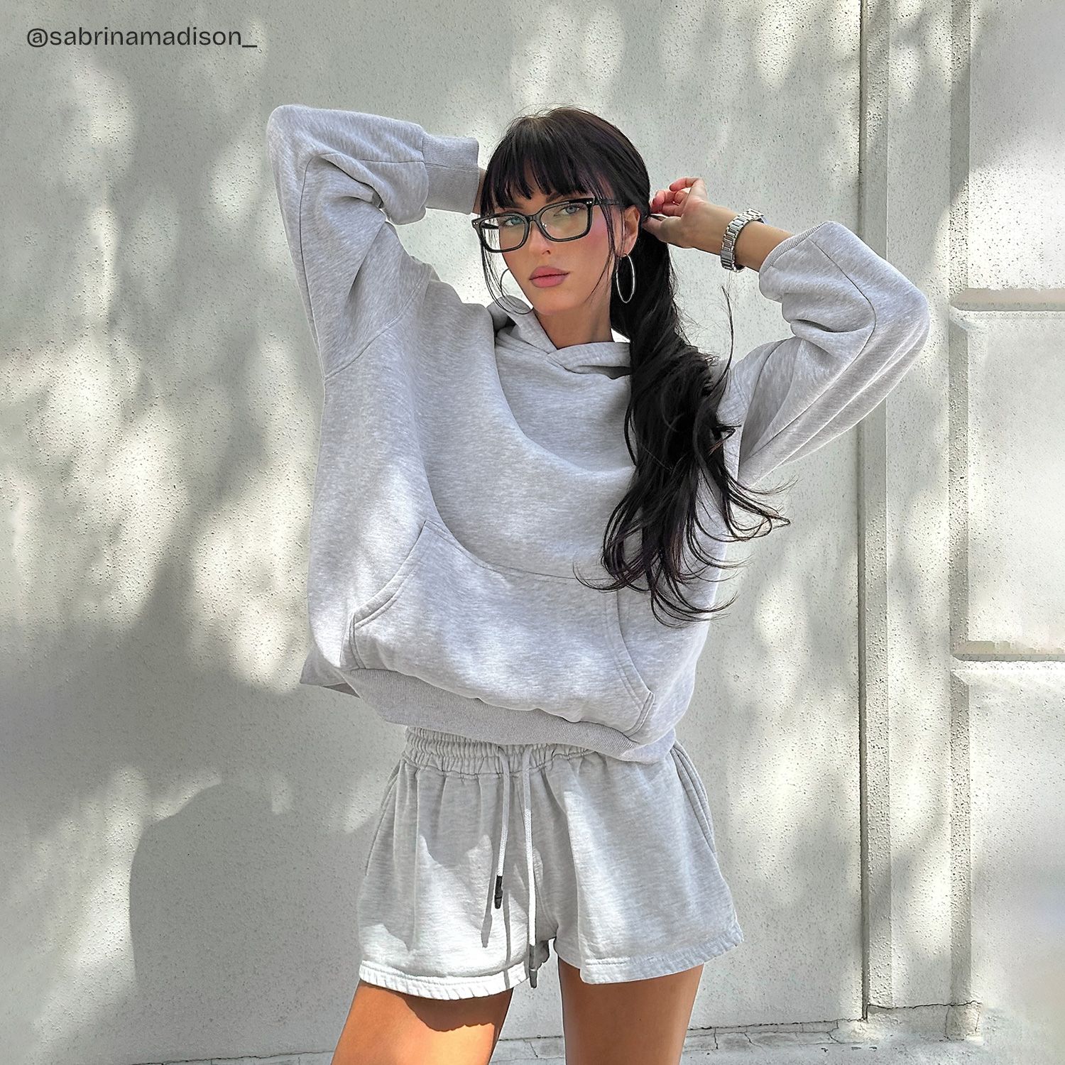 Remy Black Rectangle Glasses | Screen‑Ready Athleisure7